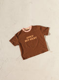 Spicy But Nicey T Shirt Brown