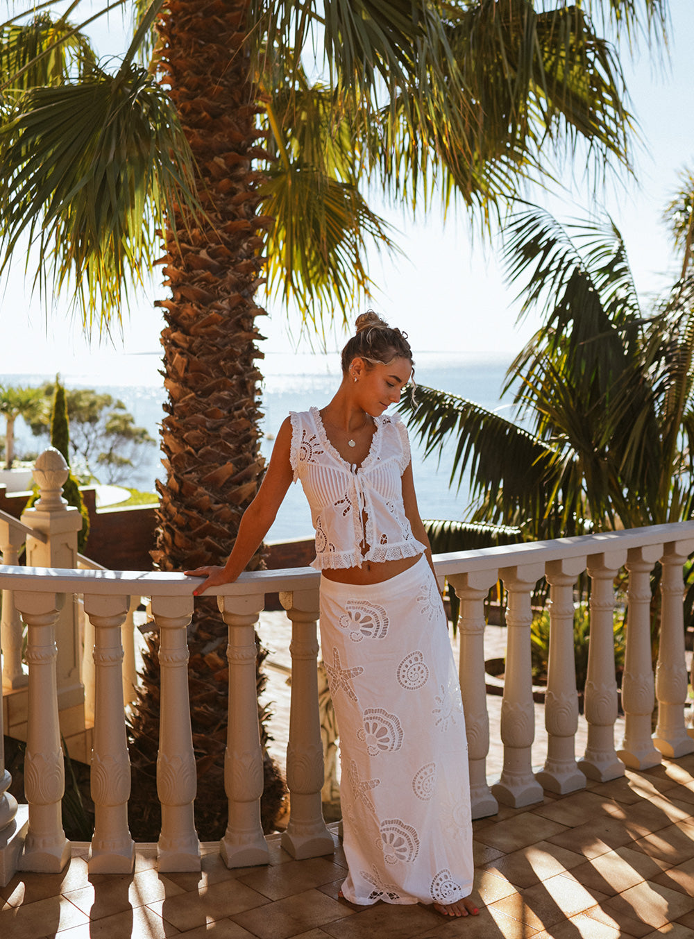 La Mar Lace Maxi Skirt