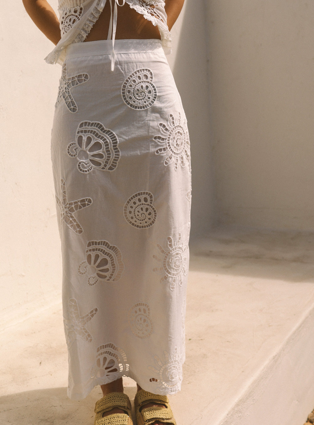 La Mar Lace Maxi Skirt