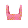 Pink & Marigold Polka Crop