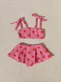 Pink Polka Bikini Set