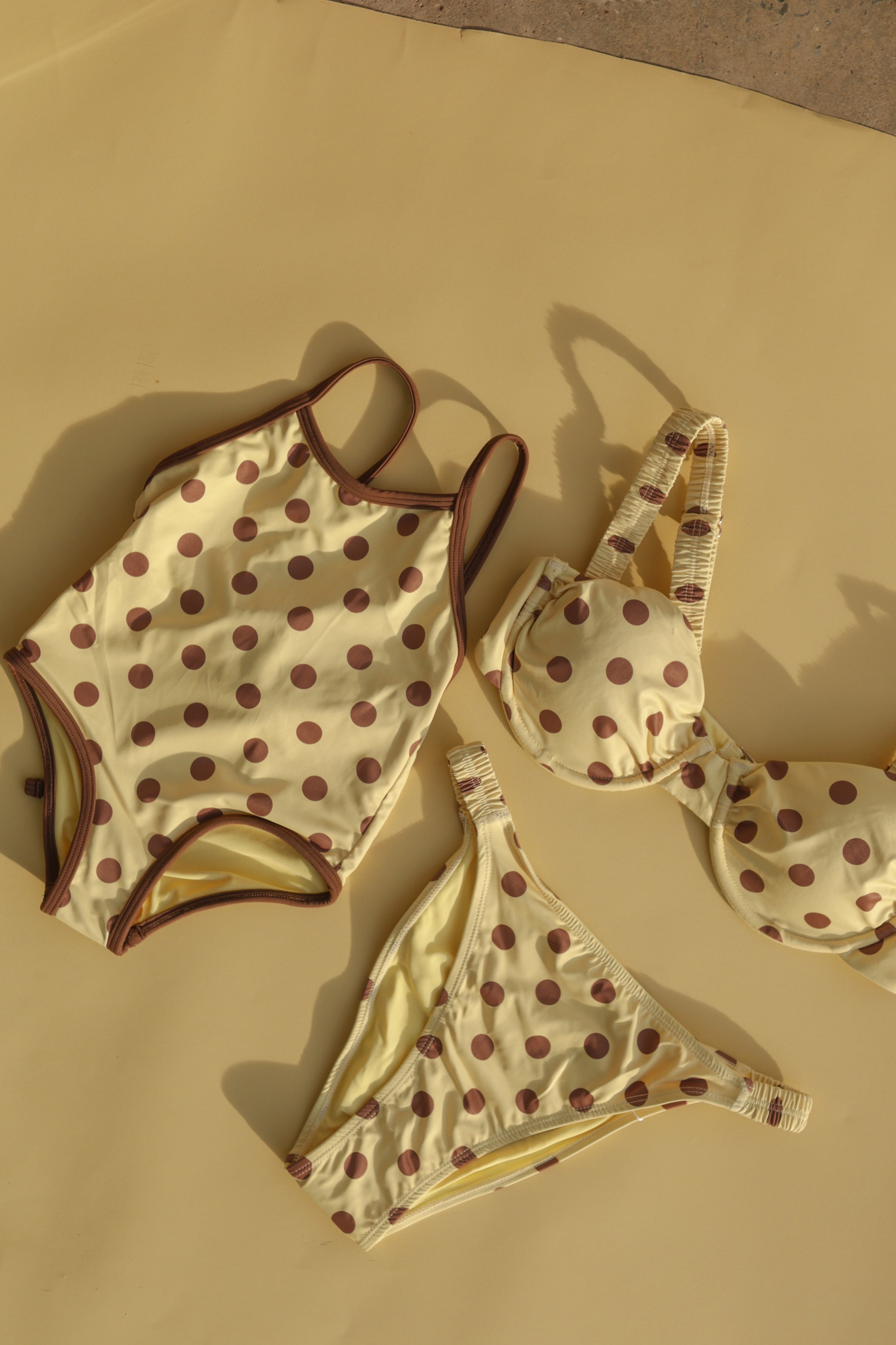 Polka Tie Back Mini Onepiece  * PRE ORDER*