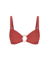 Dusty Red Triple Top