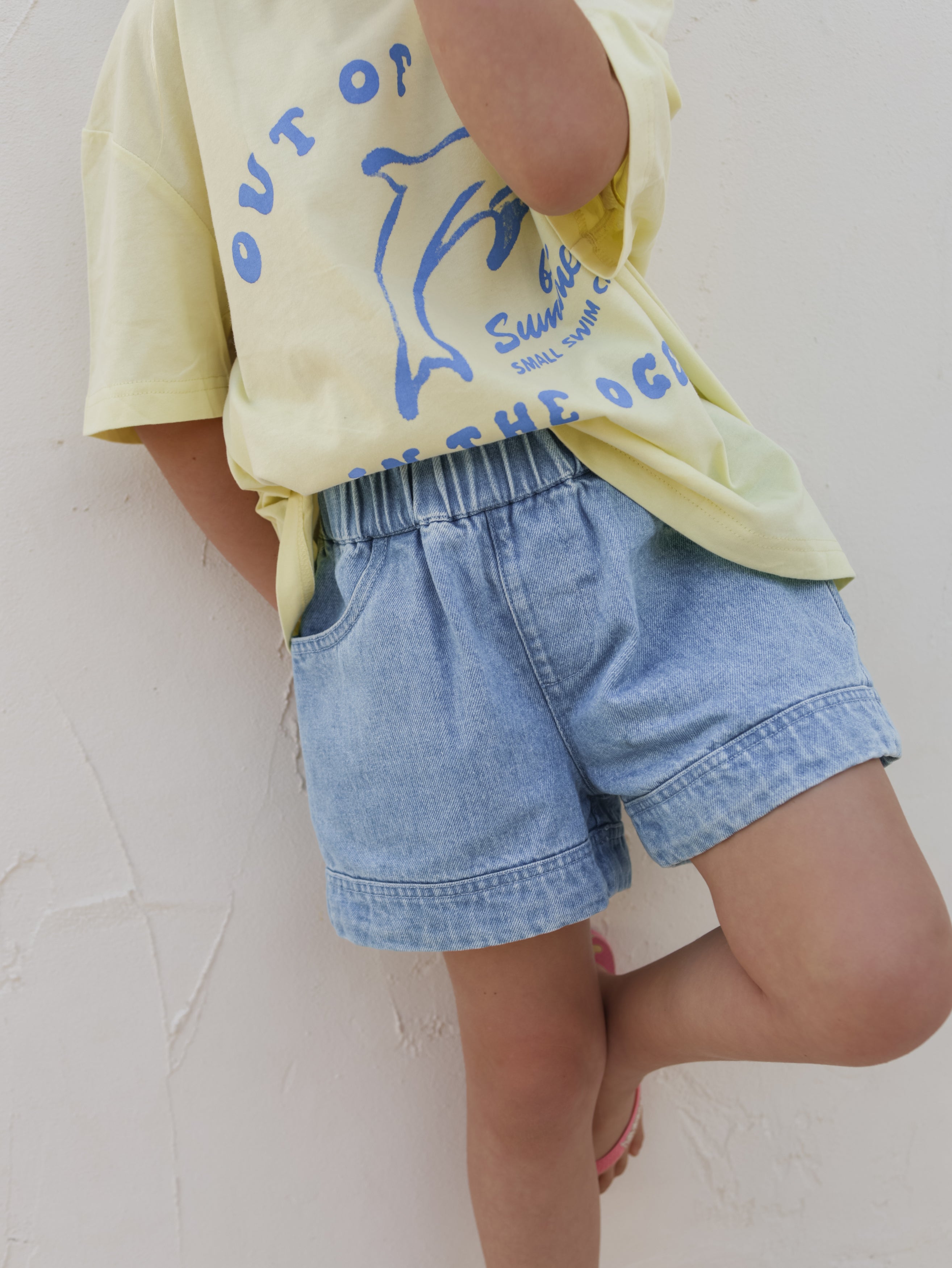 Denim Bermuda Shorts